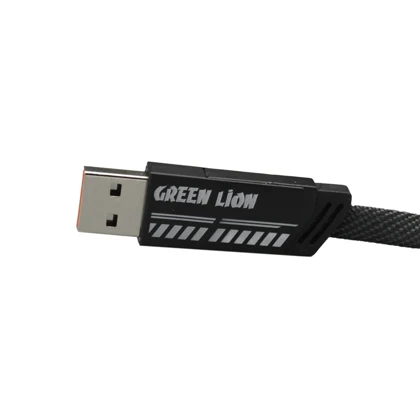 کابل فست تبدیل USB/USB-C به USB-C/لایتنینگ گرین لاین مدل Braided طول 1.2 متر