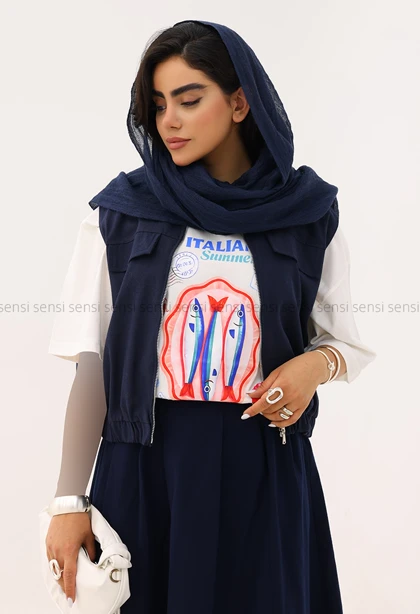 تیشرت زنانه باکسی پینترستی کد1006339