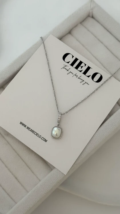 گردنبند مروارید استیل