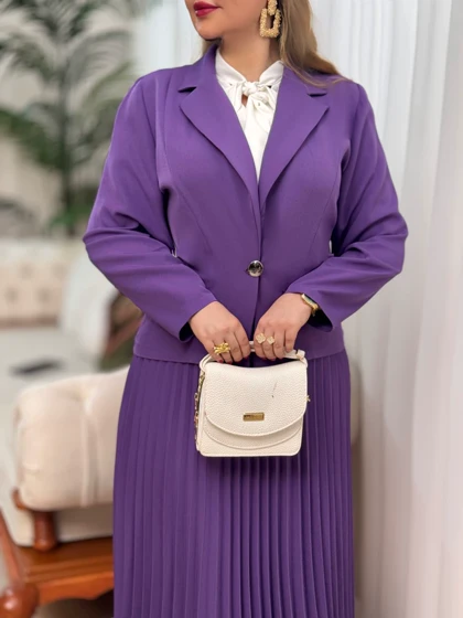 ست کت دامن بهارک 3934