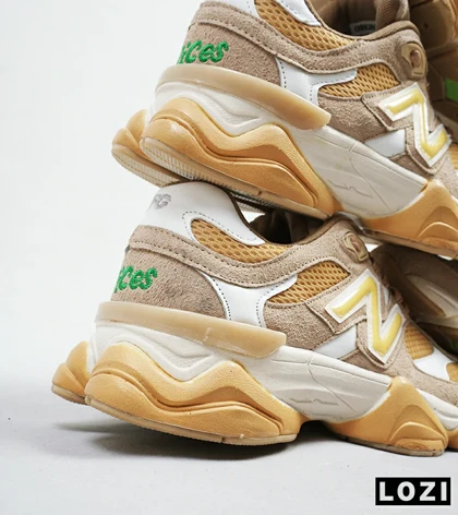 کفش کتانی مردانه قهوه ای سفید NEW BALANCE 9060