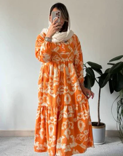 پیراهن ساحلی لیندا 1
