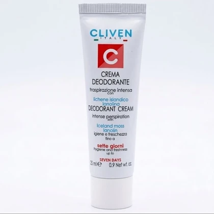 کرم دئودورانت و ضد تعریق کلیون Cliven اصل مدل Seven Days حجم 25ml