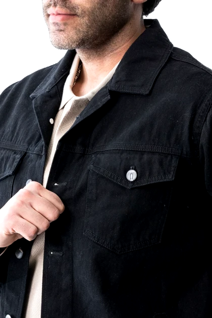 کت کتان چهار جیب مردانه