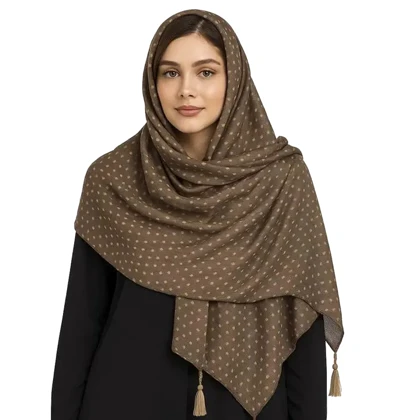 شال طرح خال‌خال زنانه - 39251305