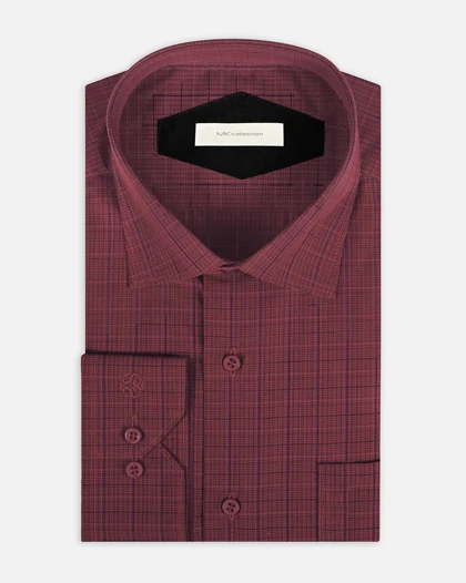 ام کی کالکشن پیراهن آستین بلند mk-22628-red