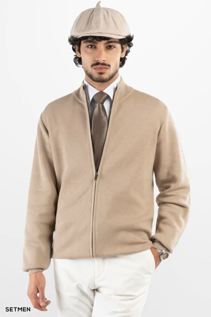 بافت مردانه تمام زیپ