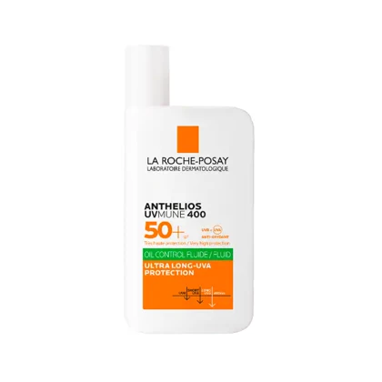 ضد آفتاب فلوئید کنترل چربی و مات‌کننده لاروش پوزای، مدل Anthelios UVMUNE 400، با SPF 50