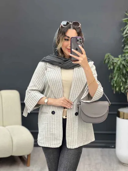 مانتو آستین سگک الیکا