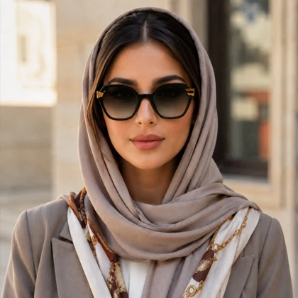 عینک آفتابی تام فرانک مدل TF1007 C01 سبز - لمینت
