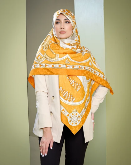 روسری ابریشم ژاکارد هرمس2 30136