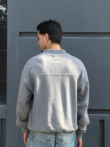 پولو شرت اورجینال داب خاکستری روشن/Original Dub polo shirt