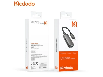 مبدل لایتنینگ به یواس‌بی و لایتنینگ مک‌دودو Mcdodo CA-2690 Lightning conversion