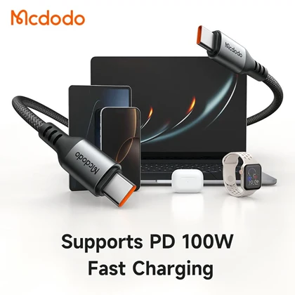 کابل تایپ سی و ماساژور گردن مک دودو Mcdodo مدل CA-658 طول 1.4 متر