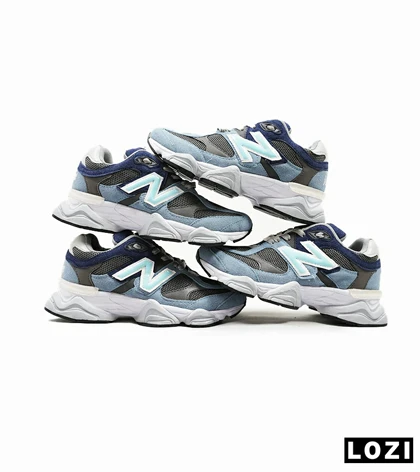 کفش کتانی زنانه آبی طوسی NEW BALANCE 9060