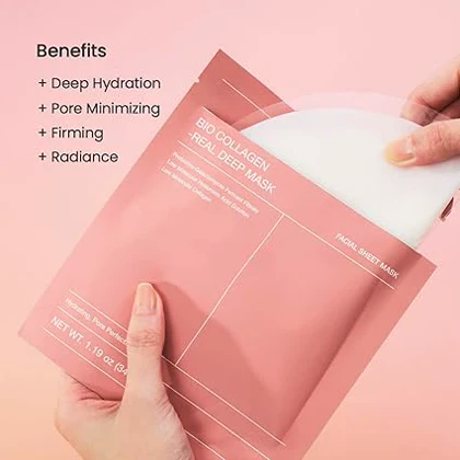 ماسک بیو-کلاژن صورتی بایودنس کره ای Biodance Bio Collagen جوانساز