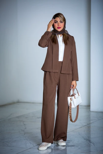 کت شلوار بزایاق یقه e شالدار