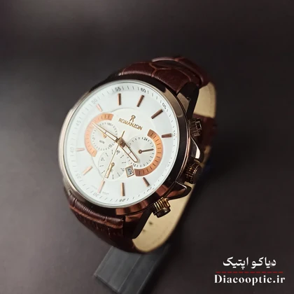 ساعت مچی مردانه موتور ژاپن برند رمانسون مدل DO1200 بند چرمی