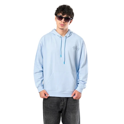 هودی آبی اسمانی زیگ zig مدل basic comfort کد363