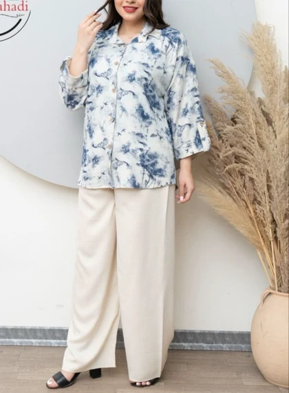 ست شومیز شلوار زنانه تابستانه