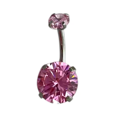 پیرسینگ ناف نگین‌دار زنانه، استایل درخشان