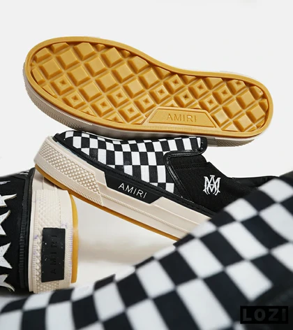 کفش اسنیکرزونس Amiri Stars Checkered مدل 5991