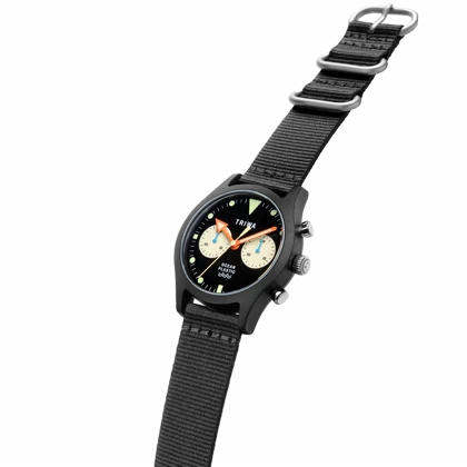ساعت مچی عقربه ای زنانه مردانه تریوا (TRIWA) مدل Ocean Plastic Timer DEEP BLUE