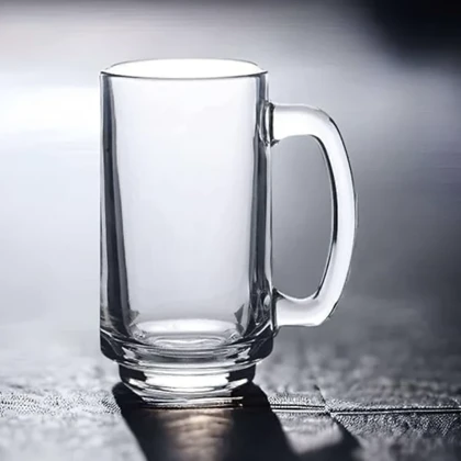 لیوان دسته دار شفاف