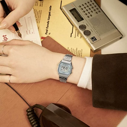 ساعت کاسیو زنانه LA680WA-7 اصل نقره ای Casio-11937-U