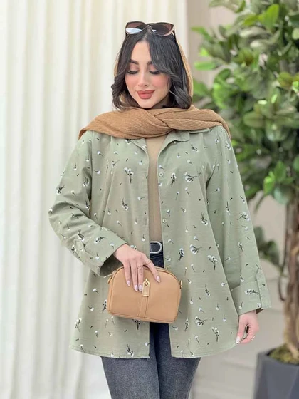 شومیز آستین پاگن طرح قاصدک