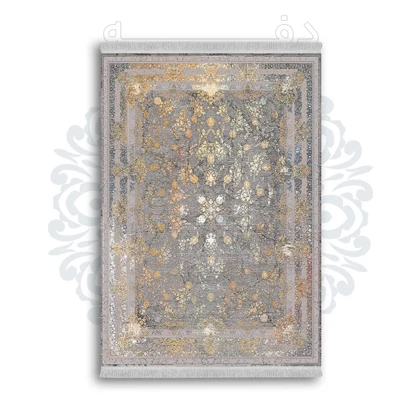*جدید* فرشینه از جنس پارچه شانل مخمل ترک طرح فانتزی برند دفه کد 677