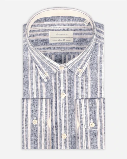 ام کی کالکشن پیراهن آستین بلند mk-22688-charcoal