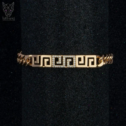 دستبند ورساچه نگین‌دار طرح کارتیه