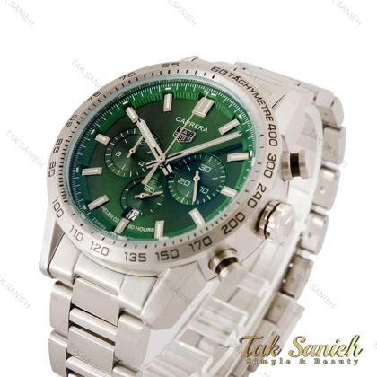 ساعت تگ هویر کررا مردانه صفحه سبز کورنوگراف Tag-4357-G