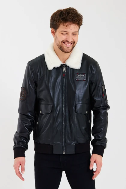 کت و کاپشن مردانه nero-leather-fur nero-leather-fur