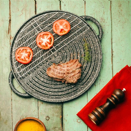 تابه گریل چدن نالینو مدل Daniele سایز 34