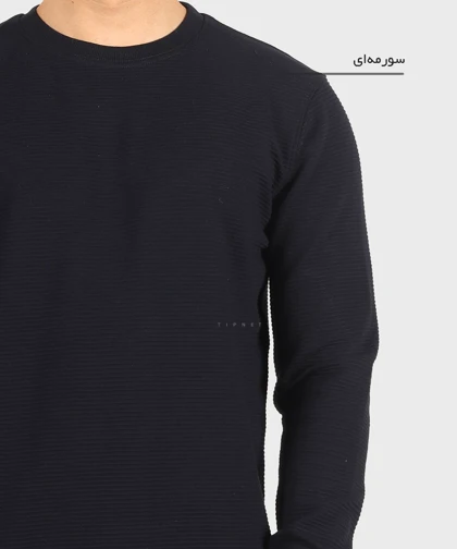 تیشرت آستین بلند مردانه دولایه 5632