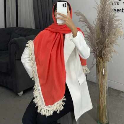 روسری پایین ریش