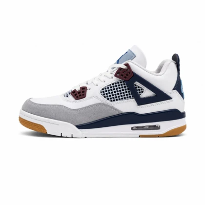 کفش و کتانی مردانه ساق‌دار مدل جردن NIKE AIR JORDAN 4 رنگ سفید کد 2725