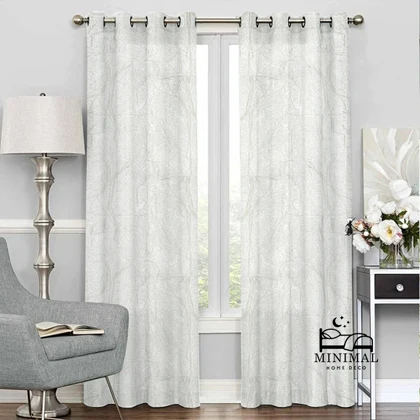 پرده آماده حریر کتان