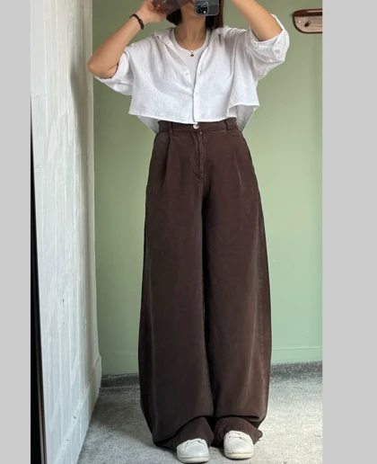 شلوار بگ بهاره کپ