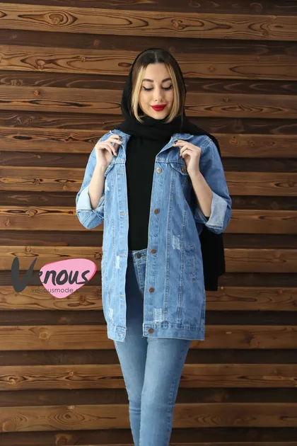 کت جین DEFACTO آبی دریایی