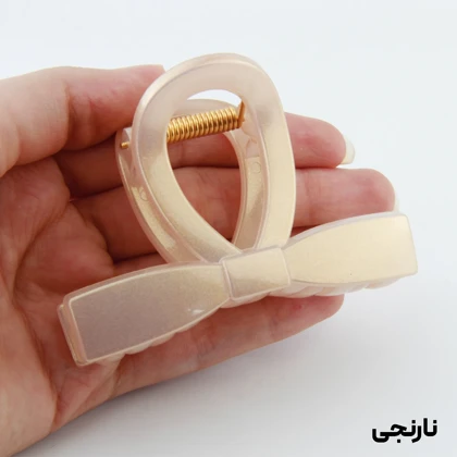 کلیپس دخترانه مدل پاپیون دو رنگ