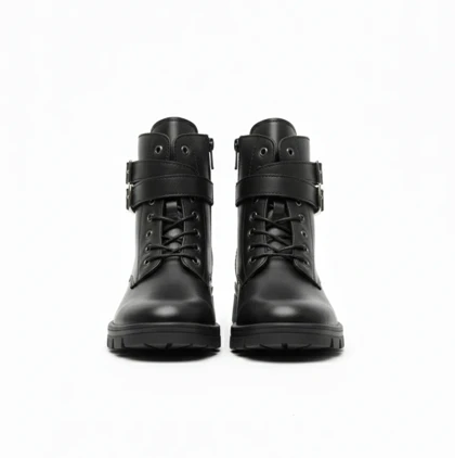 بوت مدل دو سگک مشکی کد 294946