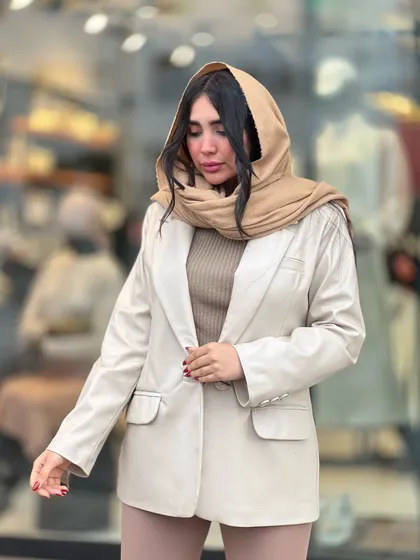 کت چرم آستردار کد 699