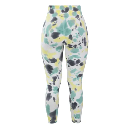 لگ سیملس ورزشی زنانه مدل G0029 سفید سبز