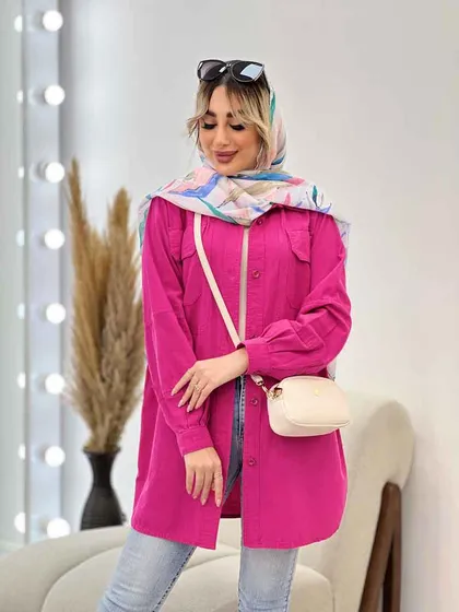 مانتو دو جیب پیله