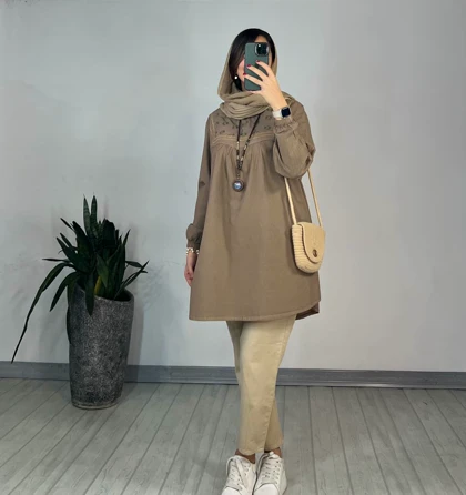 مانتو گلدوزی پونه 3(ایراد دار)