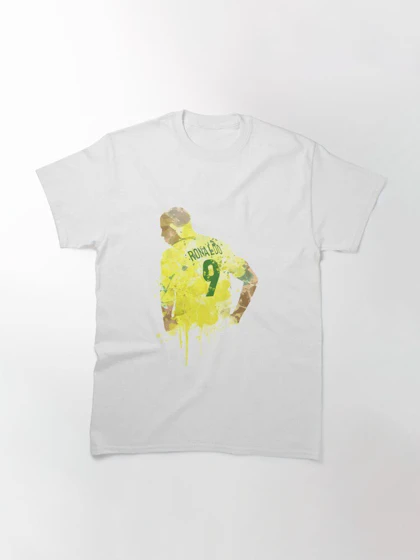 تیشرت ورزشی رئال مادرید | تیشرت Real Madrid CF طرح Ronaldo Brazil Legend Art کد 144108