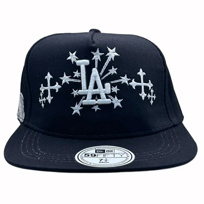 کلاه کپ مشکی بک فیت مدل LA STAR
